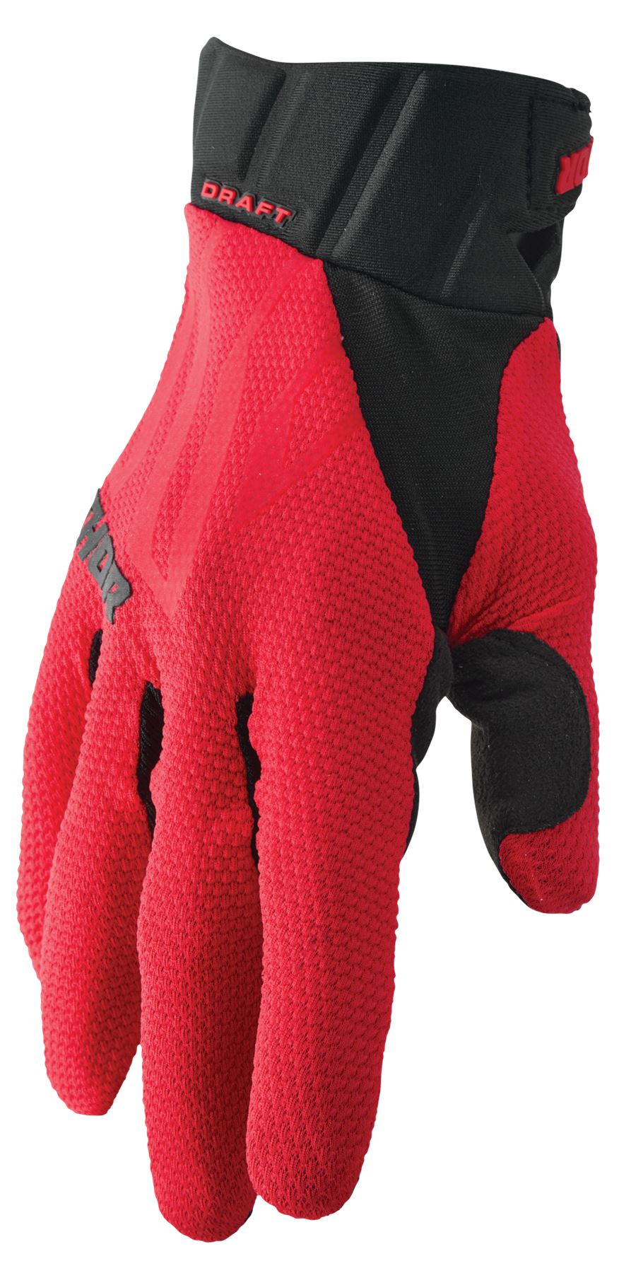 Thor 2024 Motocross Gloves Draft Red